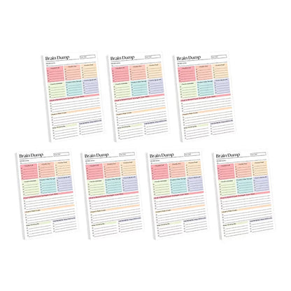 Daily Brain Dump Planning Pad