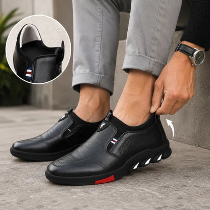 Men's Smart Leather Look Lace Up Shoes