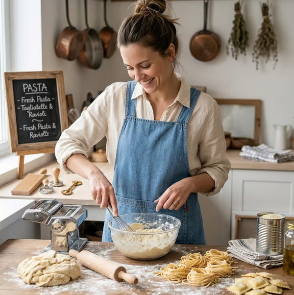 Cross-Back Denim Work Apron