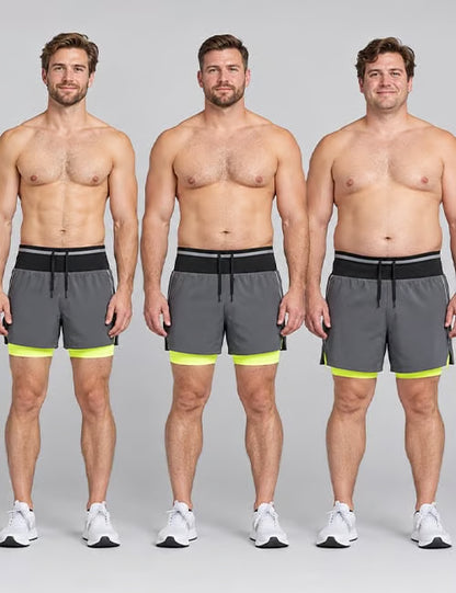 Men's 2-in-1 Running Shorts