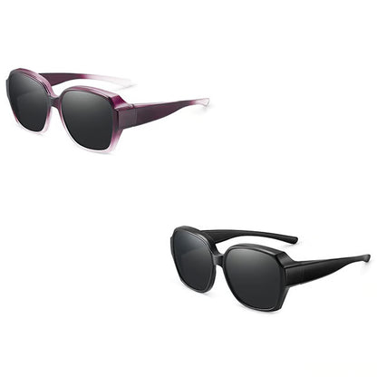 Polarised Round Cat-Eye Sunglasses