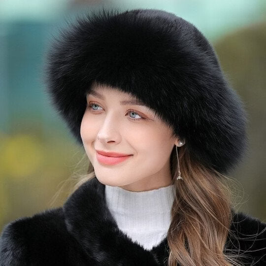 Women's Plush Faux Fur Winter Hat