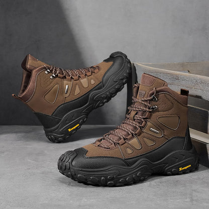Men's Rugged High-Top Hiking Boots