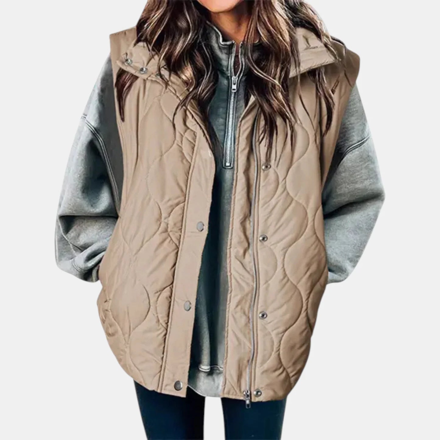 Women's Quilted Hooded Puffer Gilet