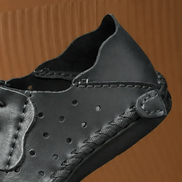 Men's Perforated Lace Up Casual Shoes