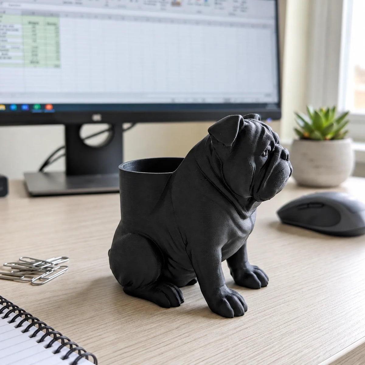 Dog-Shaped Desk Organiser