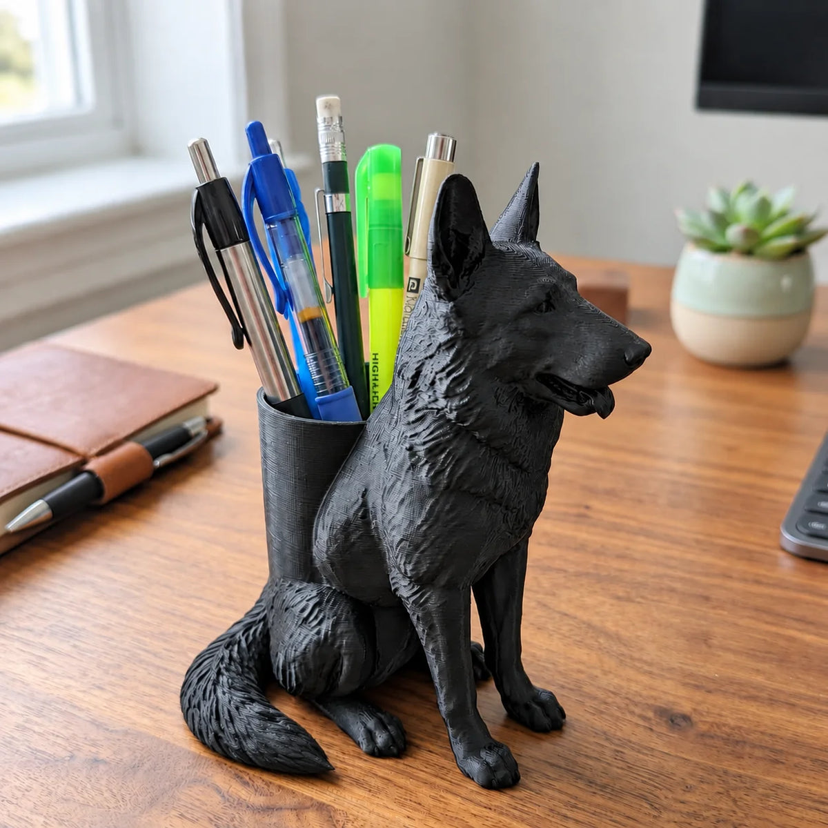 Dog-Shaped Desk Organiser