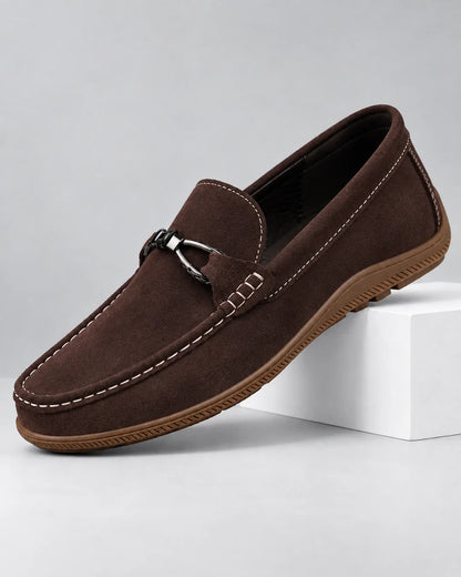 Men's Suede-Look Slip-On Loafers