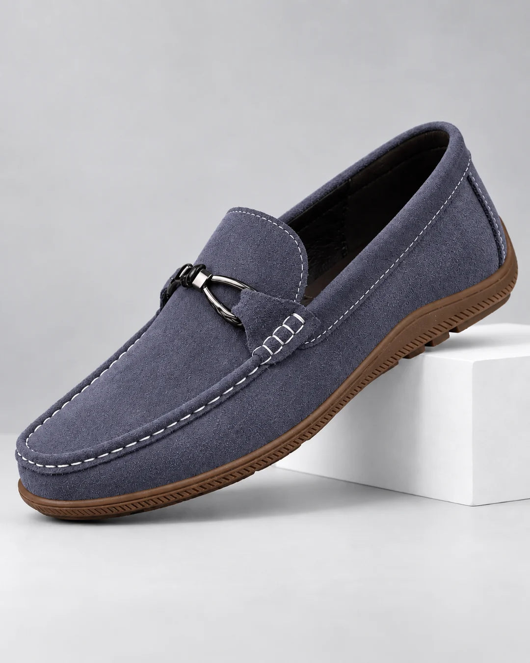 Men's Suede-Look Slip-On Loafers
