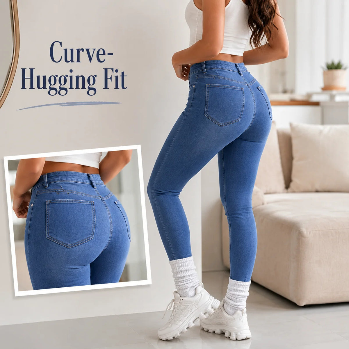 Women's High-Rise Stretch Skinny Jeans