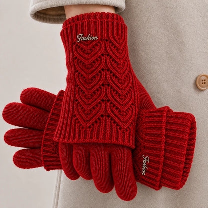 Women's Cable Knit Winter Gloves