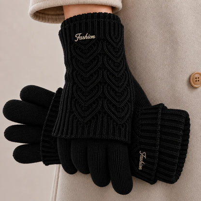 Women's Cable Knit Winter Gloves
