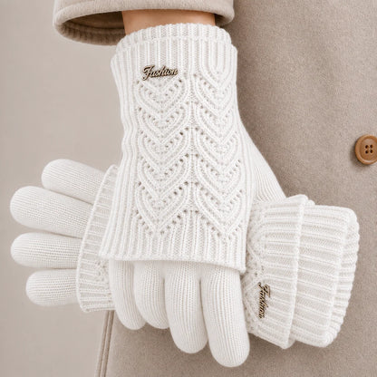 Women's Cable Knit Winter Gloves