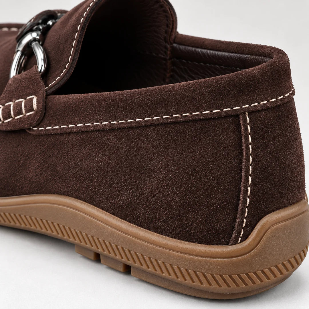 Men's Suede-Look Slip-On Loafers