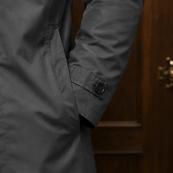Men's Lightweight Button Front Coat