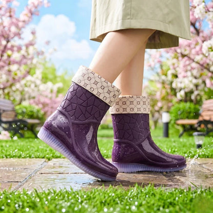 Women's Cosy Removable-Lining Rain Boots