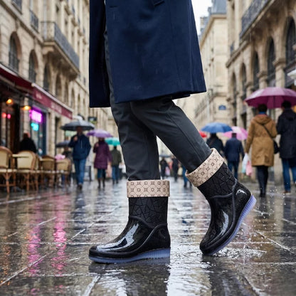 Women's Cosy Removable-Lining Rain Boots