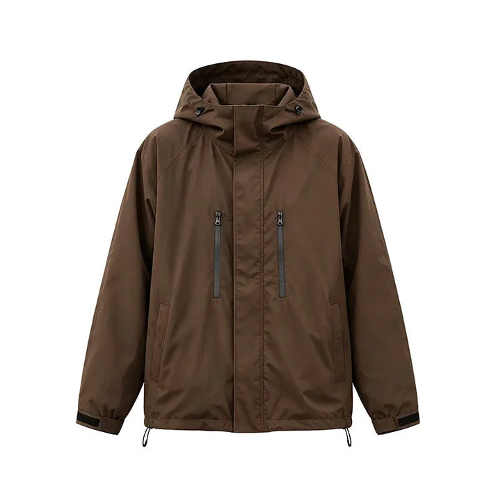 Women's Oversized Bubble Hem Rain Jacket