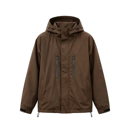 Women's Oversized Bubble Hem Rain Jacket