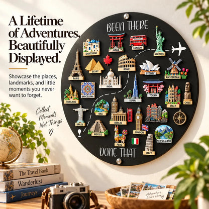 Travel Souvenir Magnet Display Board