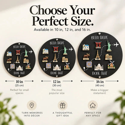 Travel Souvenir Magnet Display Board