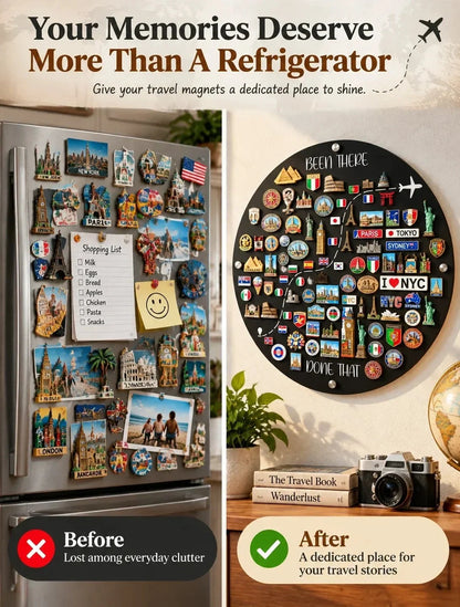 Travel Souvenir Magnet Display Board