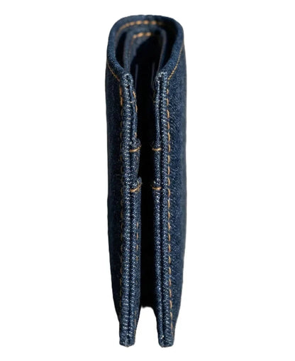 Denim Inspired Mini Folding Wallet