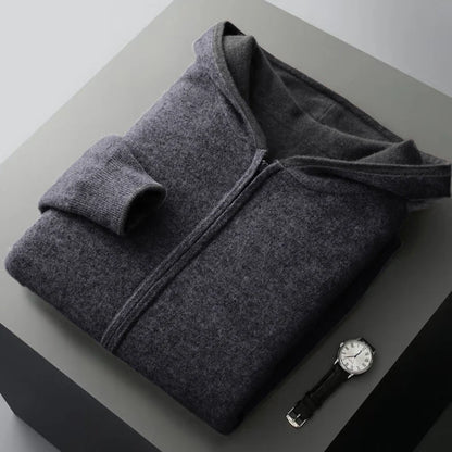 Men's Reversible Two Tone Hooded Jumper