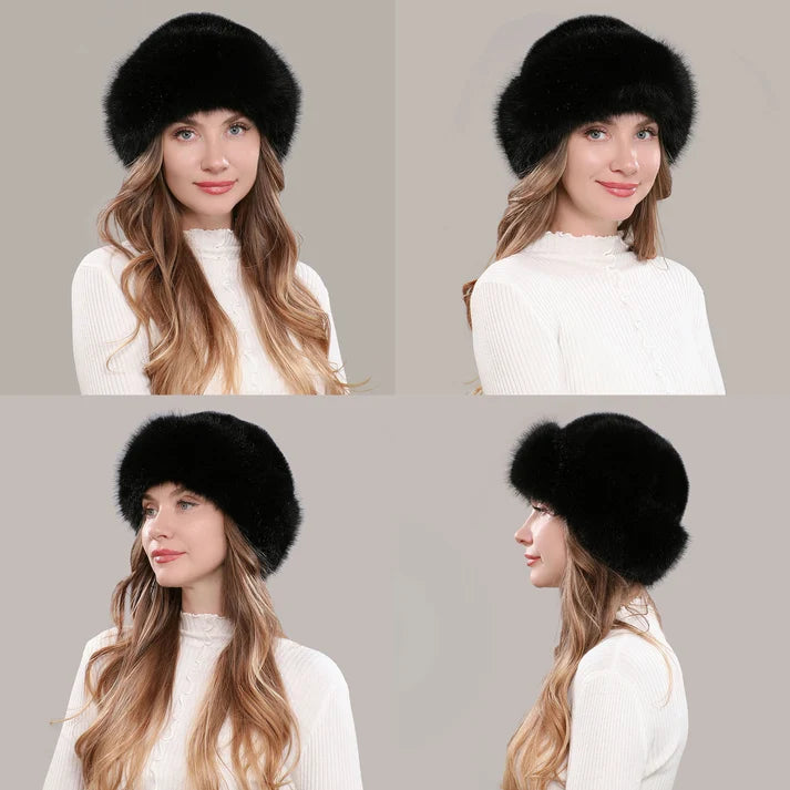 Women's Plush Winter Faux Fur Hat