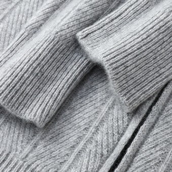 Men's Textured Full-Zip Knit Cardigan