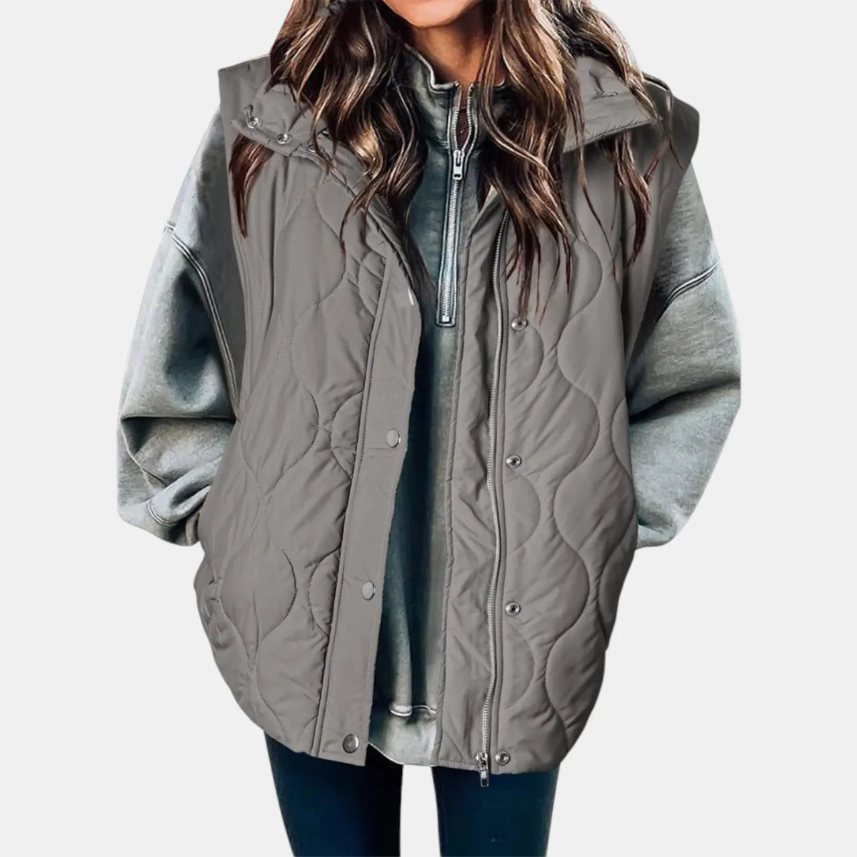 Women's Quilted Hooded Puffer Gilet