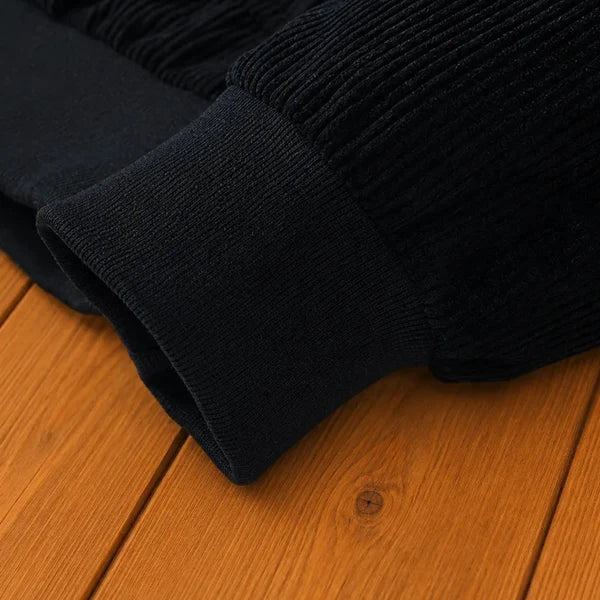 Men's Textured Zip-Up Casual Jacket