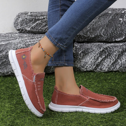 Women's Casual Canvas Slip-On Shoes