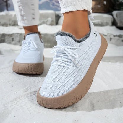 Women's Cosy Knit Fleece-Lined Trainers