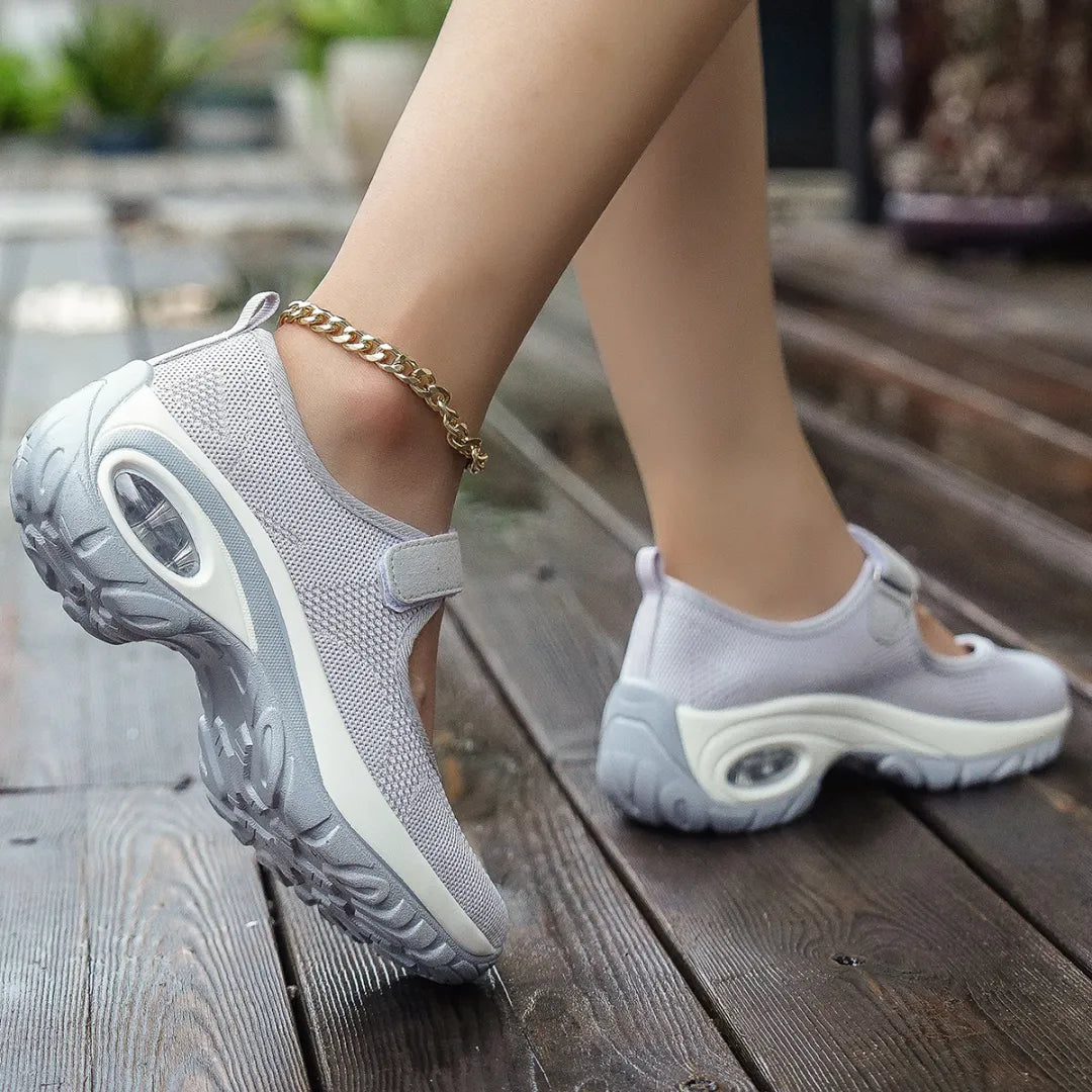 Women's Air-Cushioned Mary Jane Walking Shoes