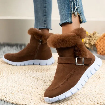Women's Plush-Lined Platform Winter Boots