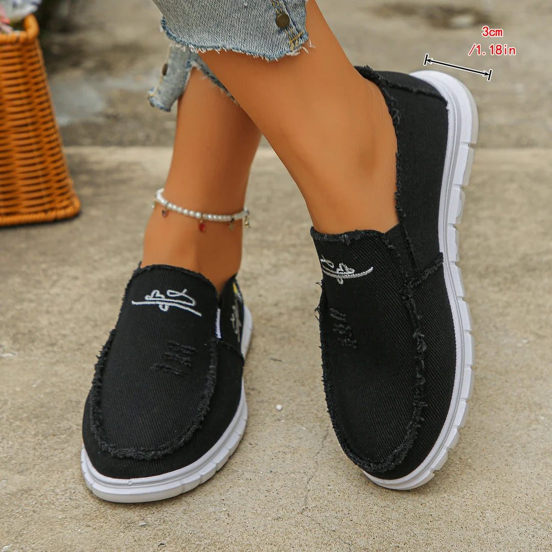Women's Casual Canvas Slip-On Shoes