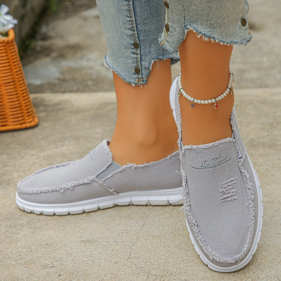 Women's Casual Canvas Slip-On Shoes