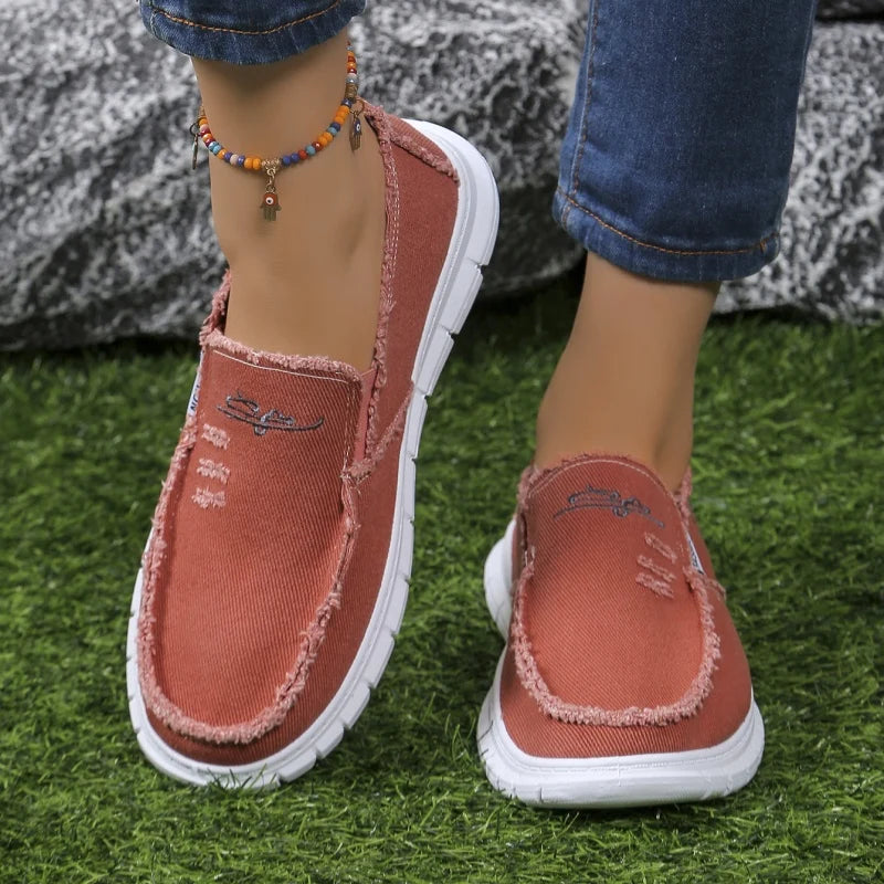 Women's Casual Canvas Slip-On Shoes