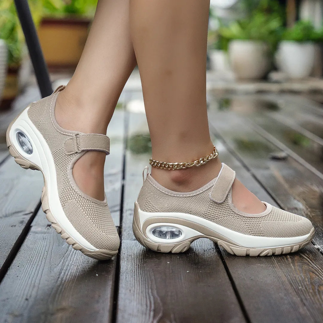 Women's Air-Cushioned Mary Jane Walking Shoes