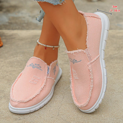 Women's Casual Canvas Slip-On Shoes
