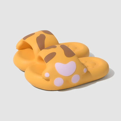 Women's Cat Paw Platform Slides