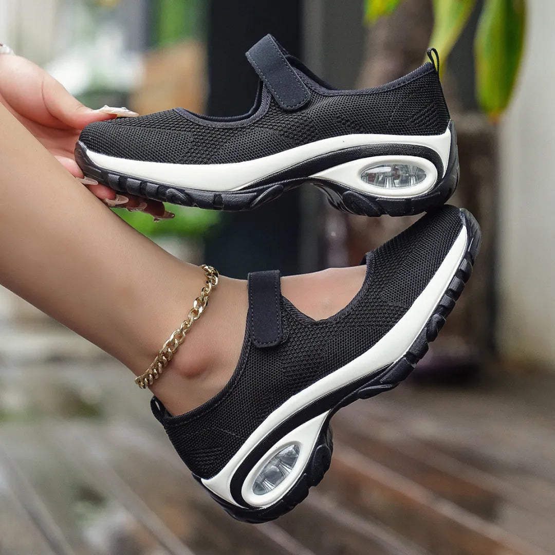 Women's Air-Cushioned Mary Jane Walking Shoes