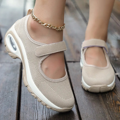 Women's Air-Cushioned Mary Jane Walking Shoes