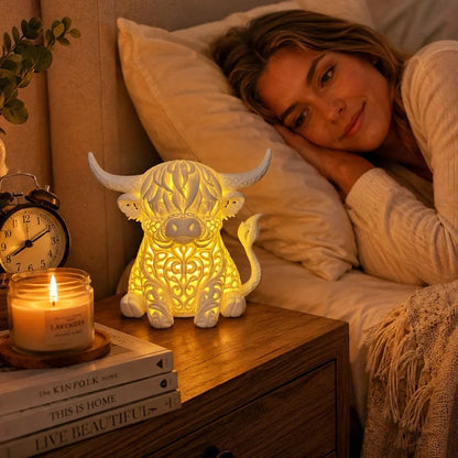 Decorative Highland Cow Night Light