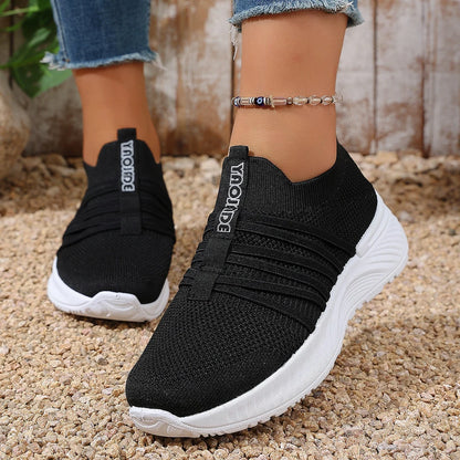 Women's Lightweight Knit Slip-On Trainers
