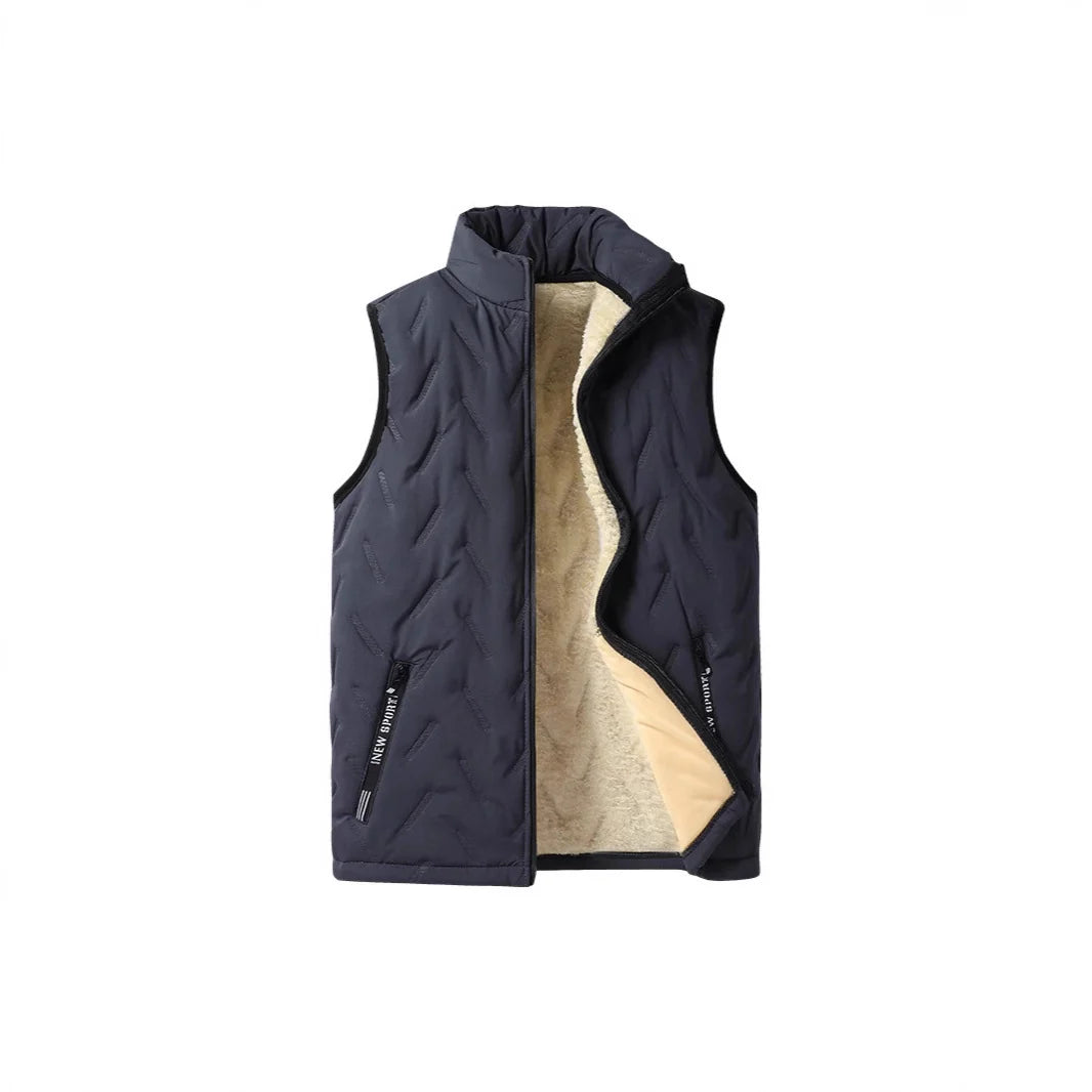 Men's Sherpa-Lined Quilted Gilet