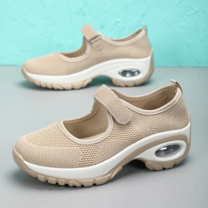 Women's Air-Cushioned Mary Jane Walking Shoes