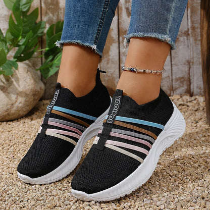Women's Lightweight Knit Slip-On Trainers