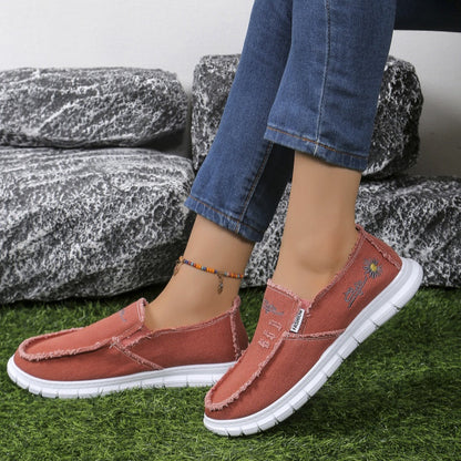Women's Casual Canvas Slip-On Shoes